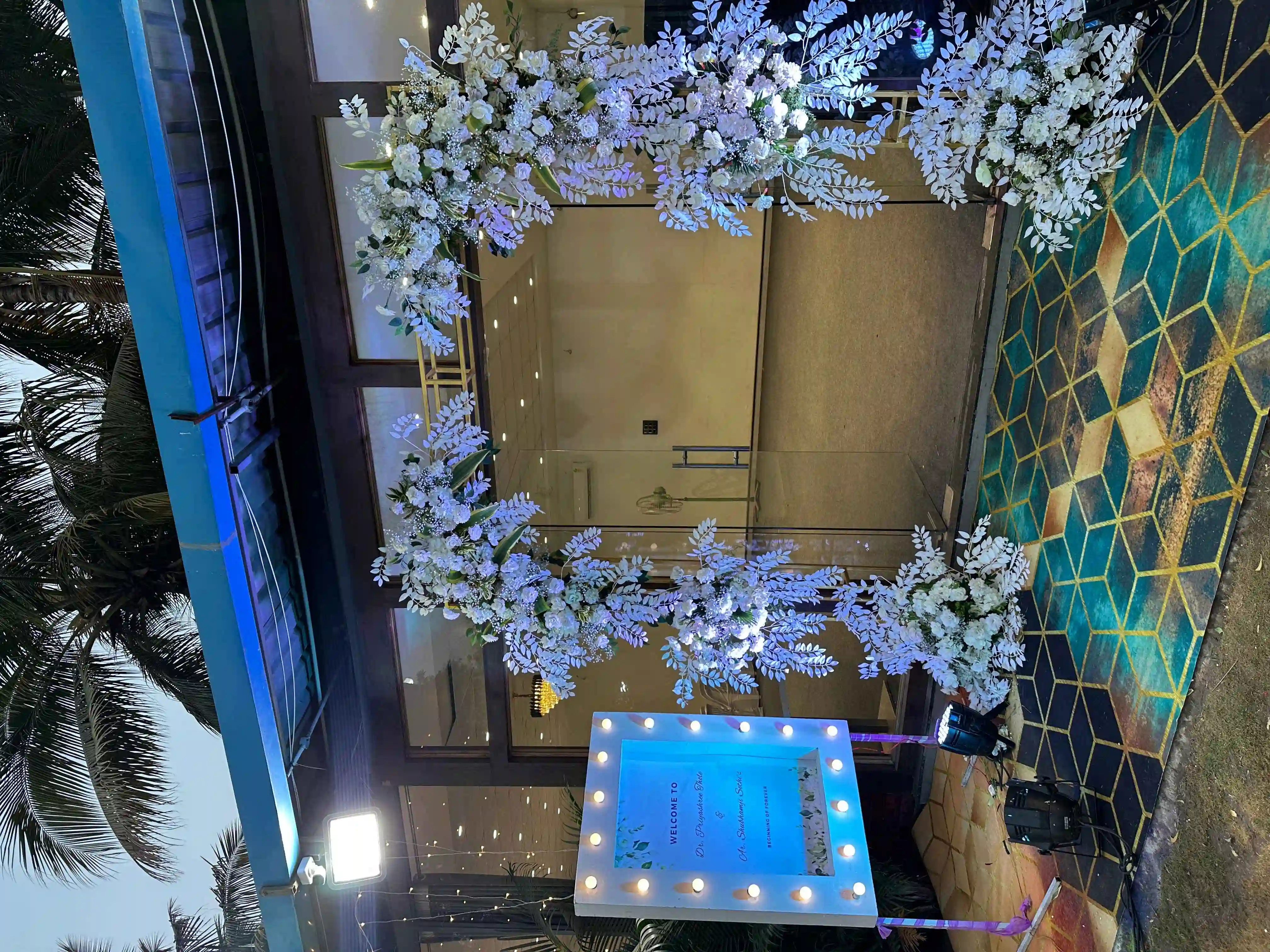Engagement ceremony decoration in Chhatrapati Sambhajinagar