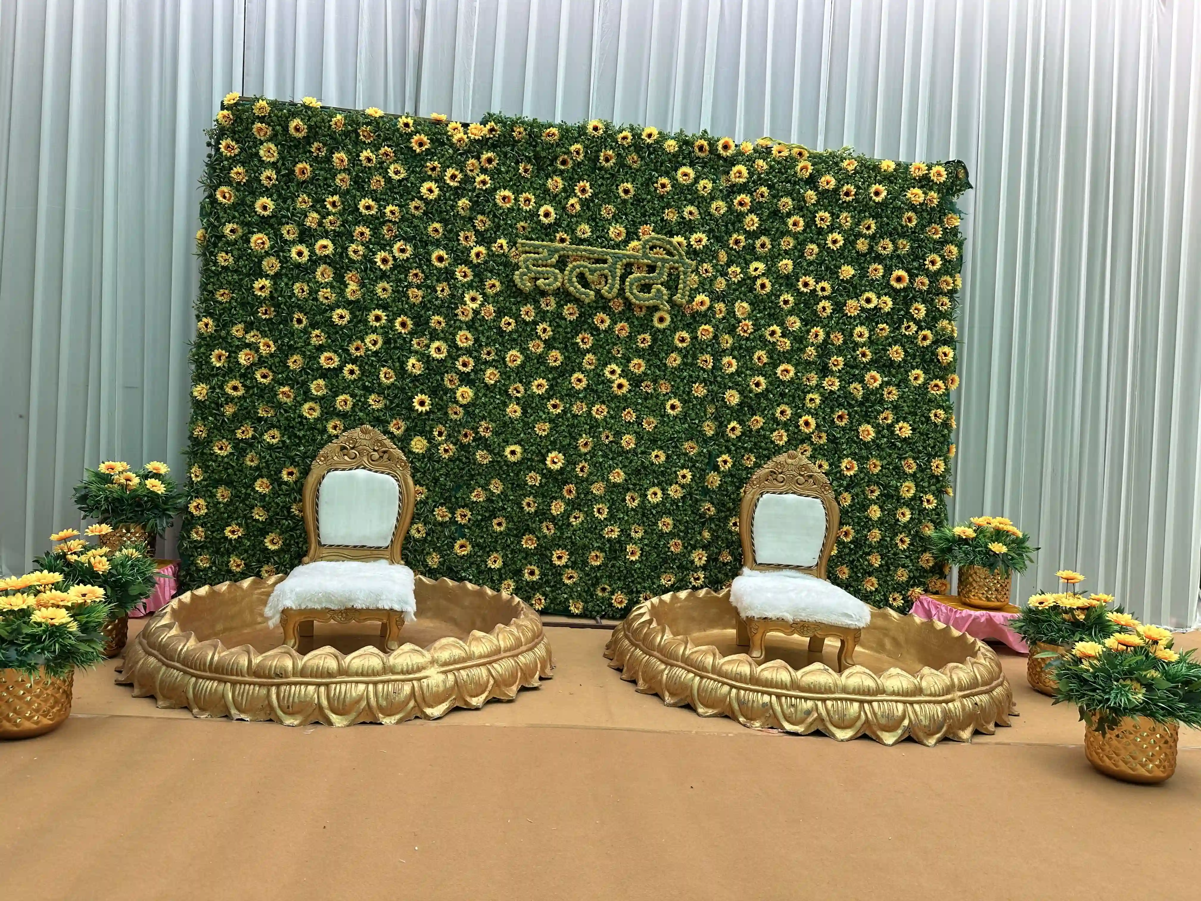 Royal wedding stage decoration
